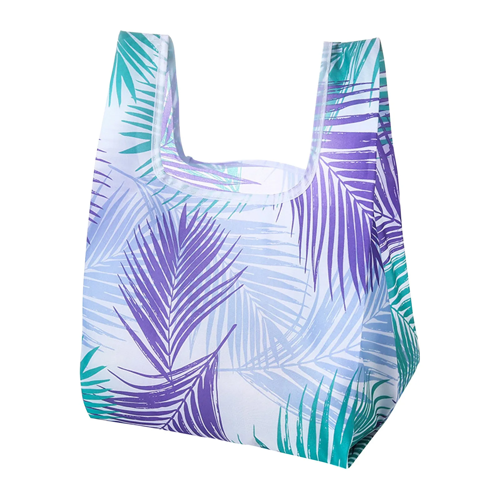 ดอกไม้ขนาดใหญ่ล้างทําความสะอาดได้กระเป๋าช้อปปิ้งกระเป๋าช้อปปิ้งพับได้ถุงช้อปปิ้งนํากลับมาใช้ใหม่ Tote Travel Eco Storage กระเป๋าถือ