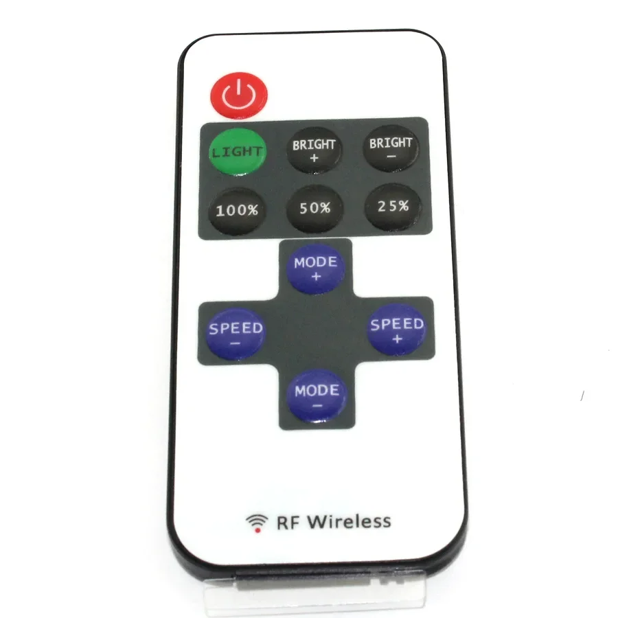 12V LED Strip Controller Mini Dimmer RF Wireless Remote 11key DC 5V 12V 24V Controller for LED Strip Light Single Color