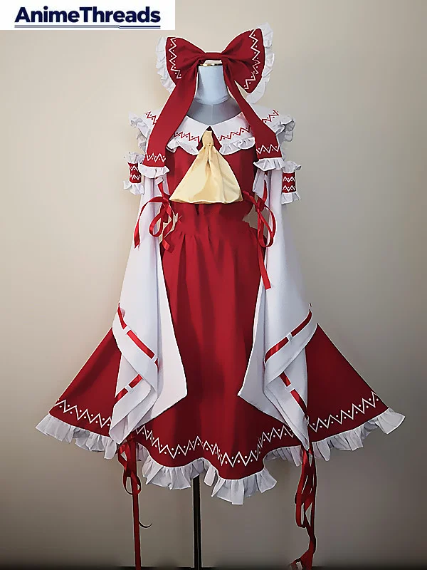 

Touhou Project Hakurei Reimu Miko Costumes Dress Cosplay Costume Cos Game Anime Party Uniform Hallowen Play Role Clothes