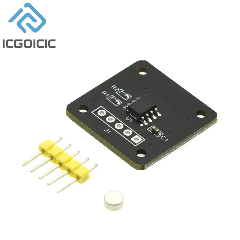 MT6701 Magnetic Encoder Magnetic Induction Angle Measurement Sensor Module 14bit High Precision Replacement AS5600