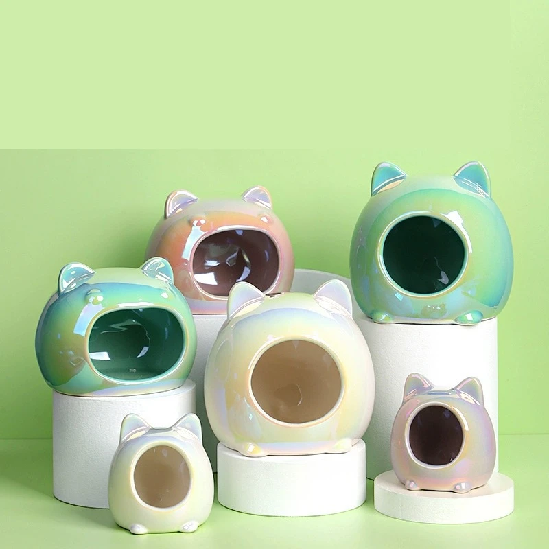 Ceramic Hamster Hideout Guinea Pig Hideout Cute Pets Small Animal Adorable House