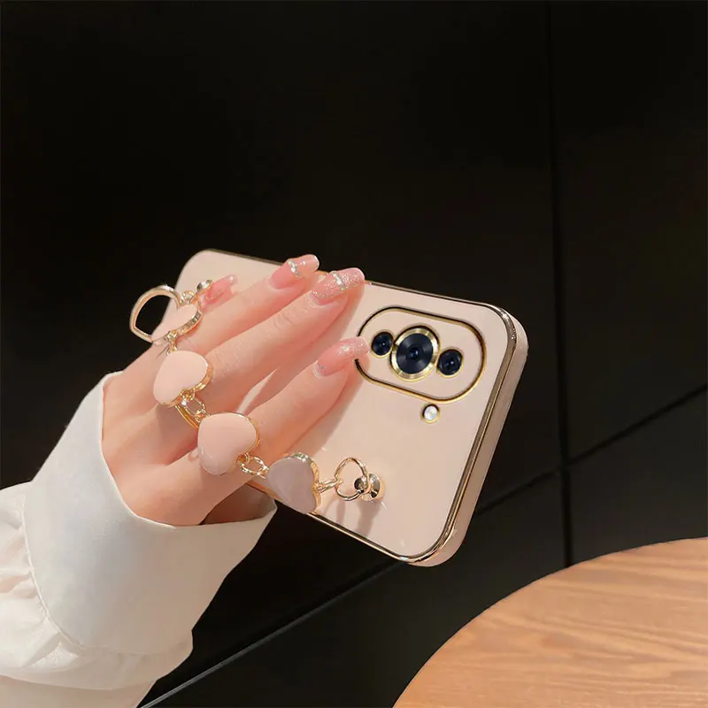 New Luxury Bracelet Cover For Huawei Nova 10 Pro Case Silicone Case for Huawei Nova10 pro Case Nova 9 se 10 pro 8i 7i 5T