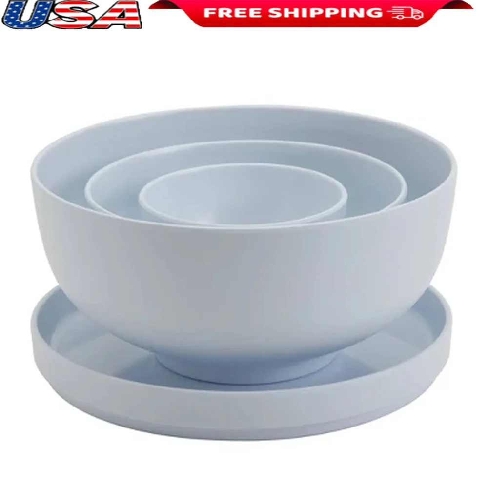 Juego de cuencos de melamina con tapa, apto para lavavajillas, inastillables, apilables, para salsa de arroz, Ramen, elementos esenciales para cocina y comedor, 4 Uds.