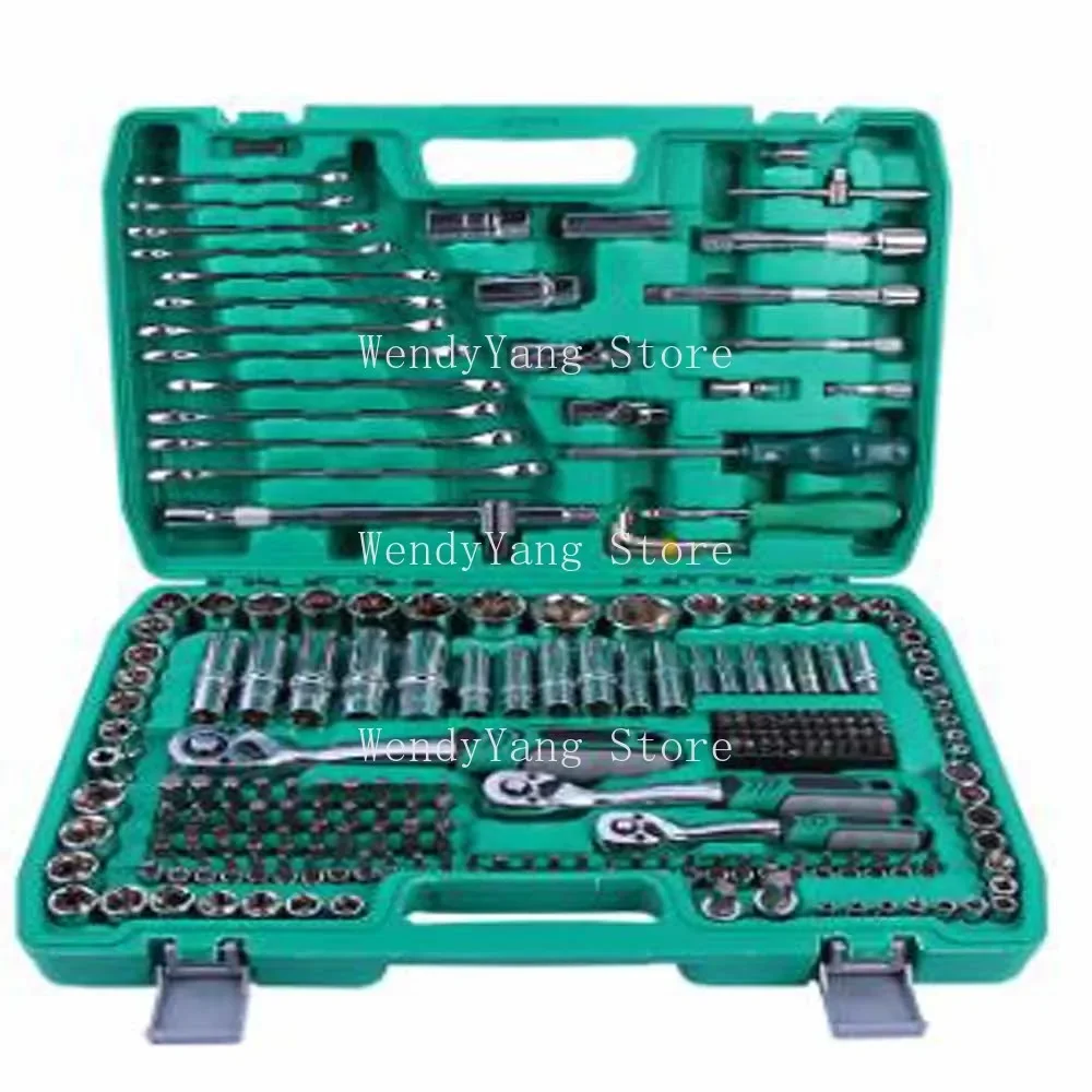 For Factory 216 Piece Set Of Chrome Vanadium Steel Automotive Repair Kit, Automotive RepairToolbox,Hardware Socket Wrench