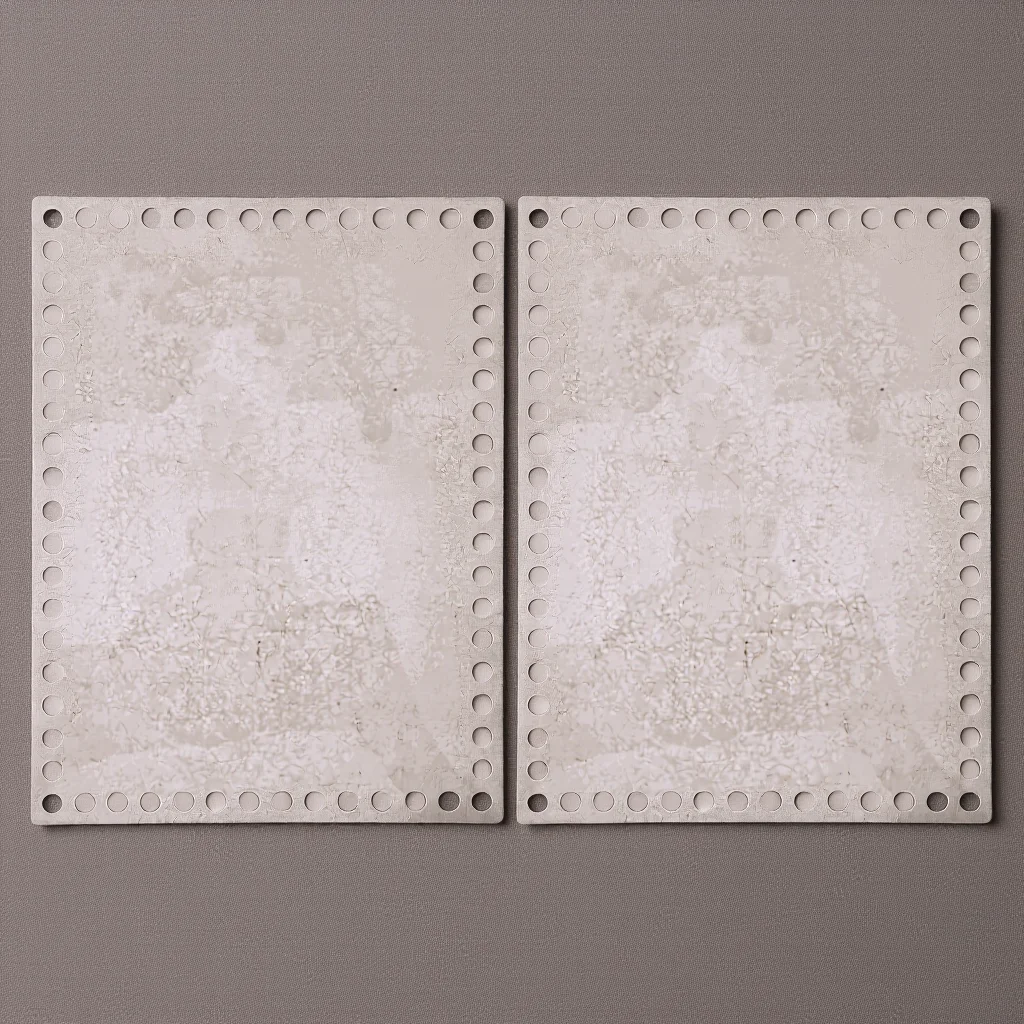 

2PCS Acrylic Transparent Sheet Craft Knitting Weaving Board DIY Accessories Lightweight Reusable Durable Sewing Supplies Weaving