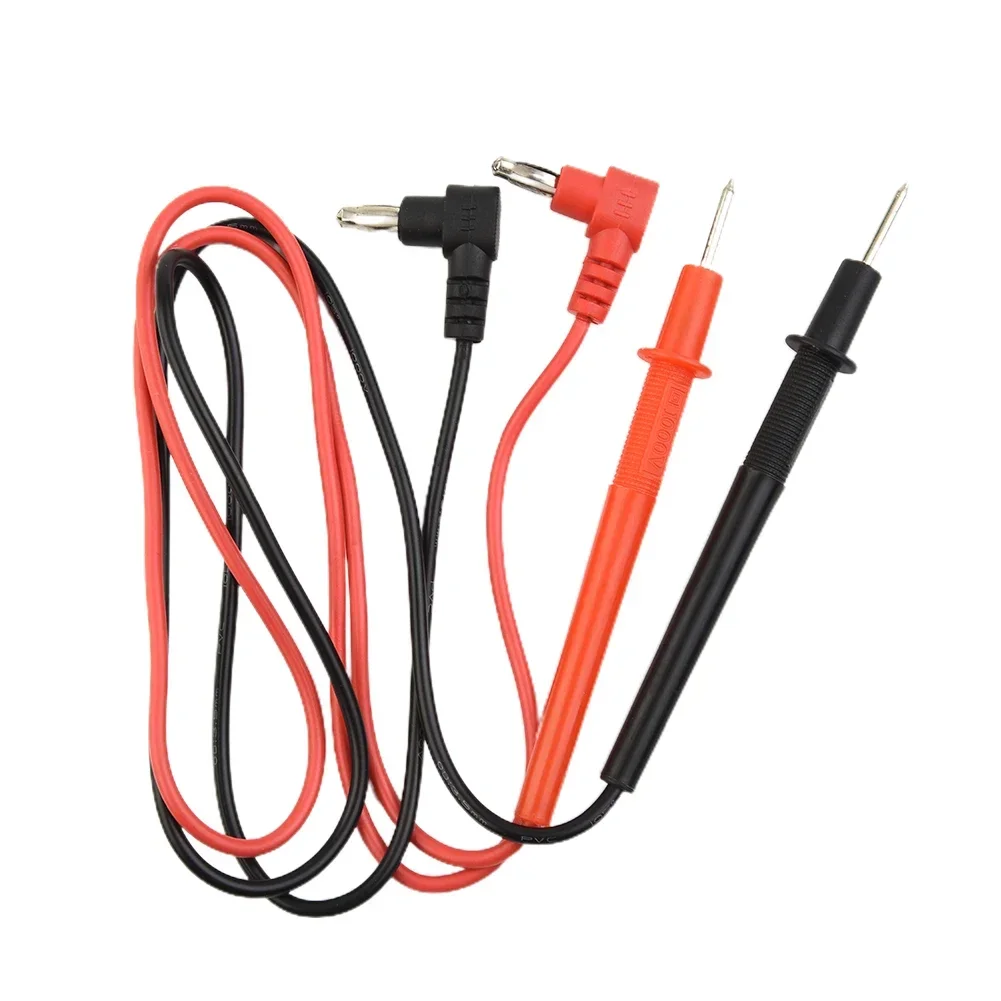 Digital Multimeter Pen Copper Needle Full Sheath Soft Rod Terminat Test Voltmeter Wire 2PCS/1SET ABS Cable Clip