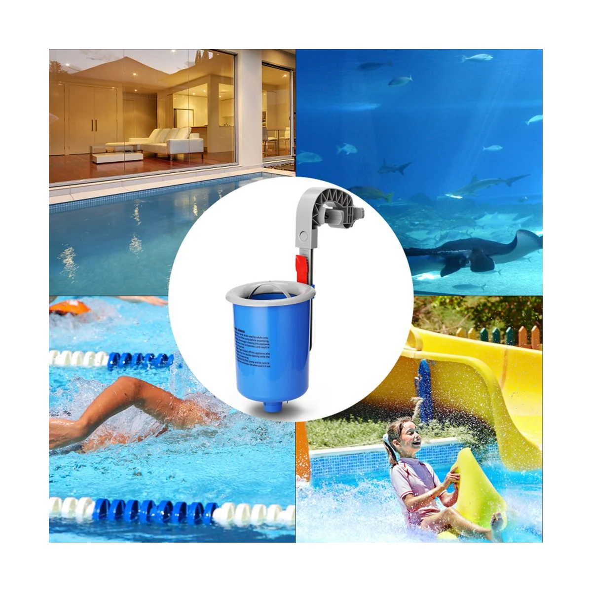 Imagem -05 - Skimmer para Piscina Coleção de Diversos Skimmers para Piscinas Aquários Limpador de Tanques de Água Óleo