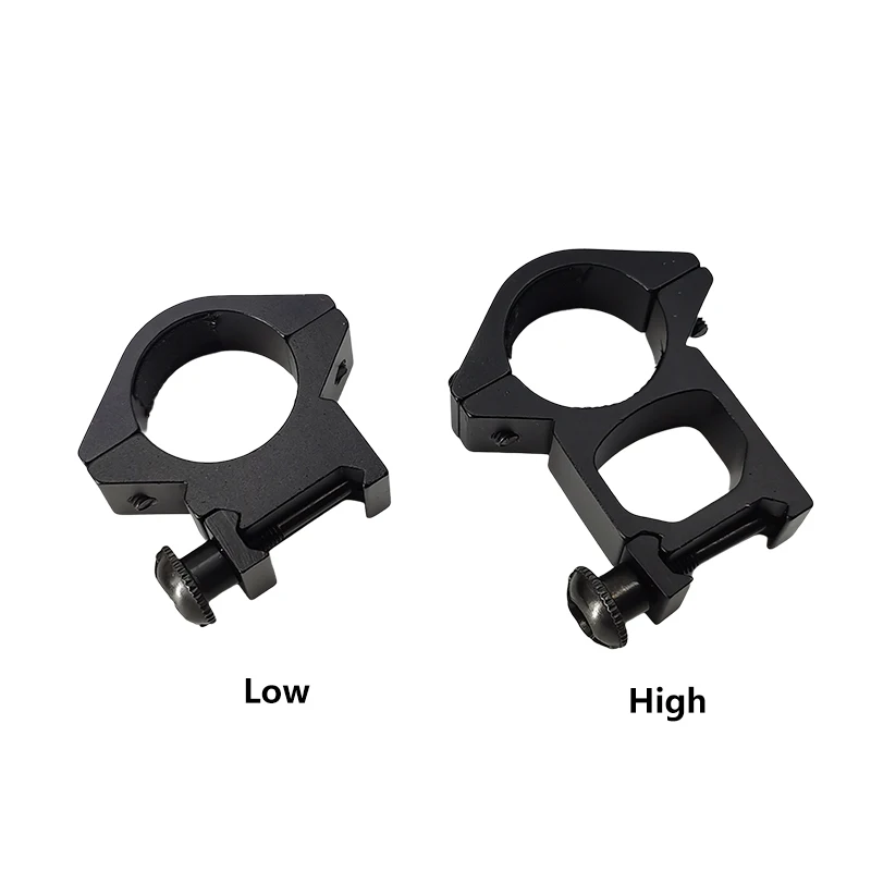 Dia 25.4/30mm supporti per cannocchiali per cannocchiali telescopio torcia tattica 20mm Picatinny Weaver Rail Mount accessori per la caccia