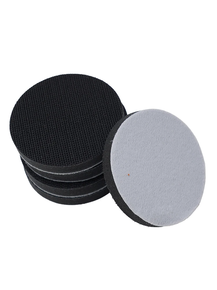 High Quality Interface Pads Backing Pad Soft Density Sponge Cushion 5pcs Against Damage Black+white Cushion Buffer Backing