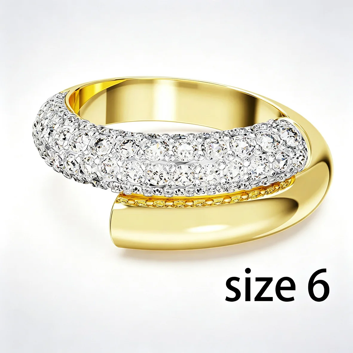 Women's Minimalist Double Ring Zircon Jewelry Set