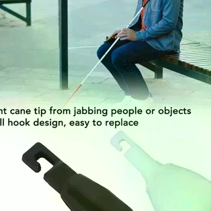 

1/2/3 Pcs Rolling Ball Cane Tip Rolling Ball Hook Cane Tip Hook Type Cane Tip Replacement Accessory For Blind Walking Stick