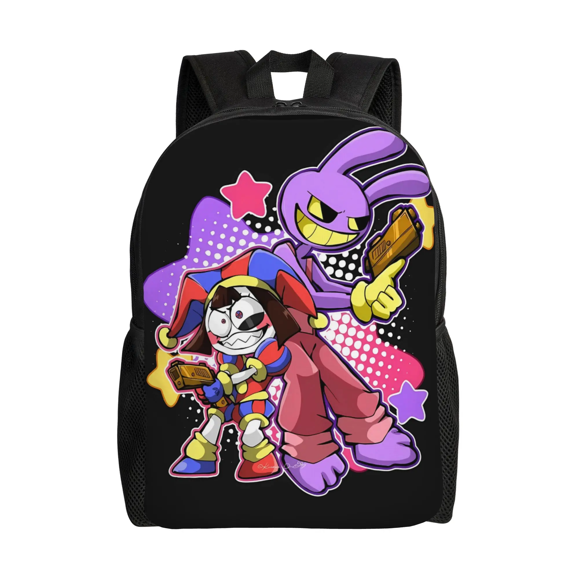 Jax Cartoon Digitals Circus Thermal Backpack  Travel Backpacks Student Design Pattern School Bags Stylish Rucksack
