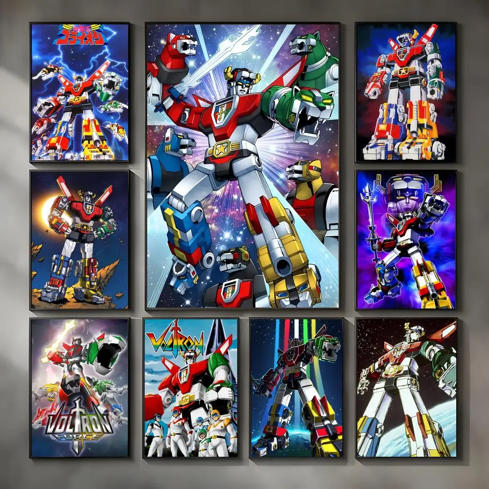 Classic Heroic Anime B-Beast King GoLion Poster Modern Interior Wall Decor & Trendy Home Highlights