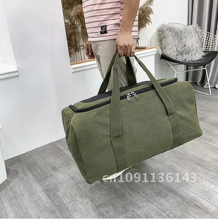 

Men Travel Bags Large Luggage Capacity Women Travel Duffle Handbag Canvas Tote Bag Big Bags Travel Folding Trip