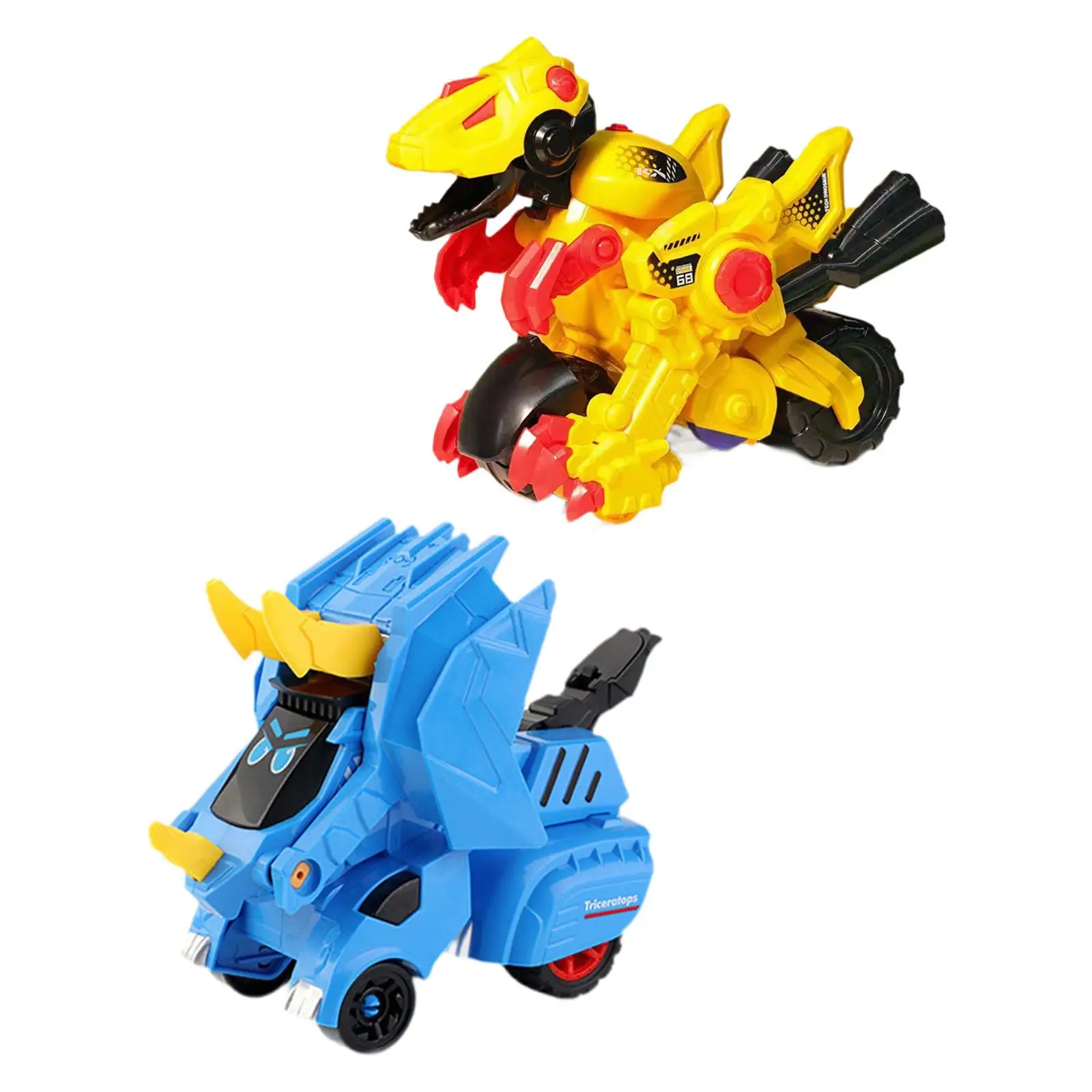 Transforming Dinosaur Toy Playing Fun Educational Toy Automatic Transform Kids