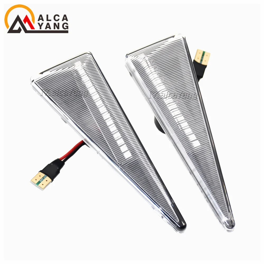 2 Stück LED Dynamische Seitenmarkierungs-Blinkleuchte für Renault Megane MK2 CC Espace MK4 Scenic MK2 Wind Avantime Thalia 2 – Detail 14