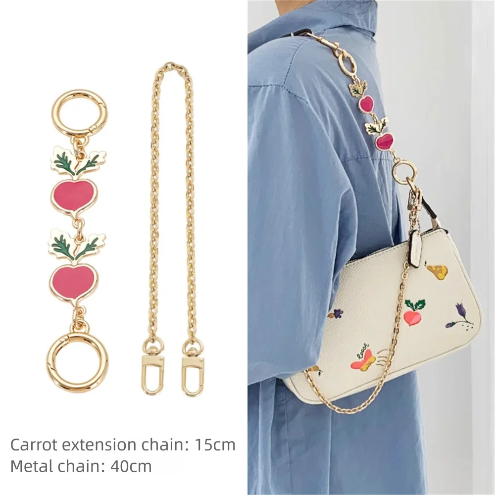 HOLIN Extended Metal Chain Suitable for Mahjong Bag Extension Chain Modification Carrot Bag Shoulder Strap Alloy Chain