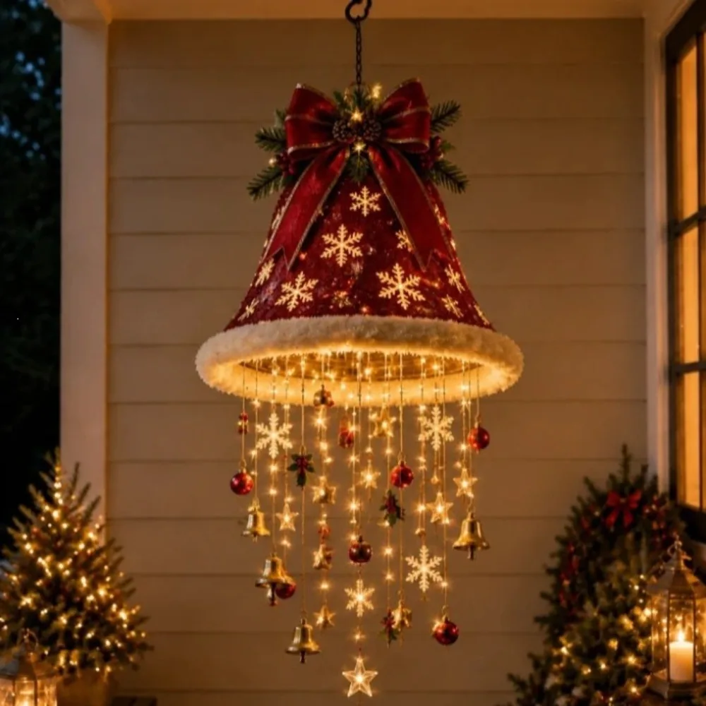 Guirlande Lumineuse Bonnets de Père Noël LED – Décoration Sapin – photo 8