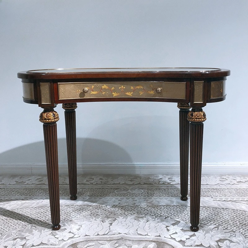 Dresser British Aristocratic Dressing Mirror European Neoclassical Villa Mansion