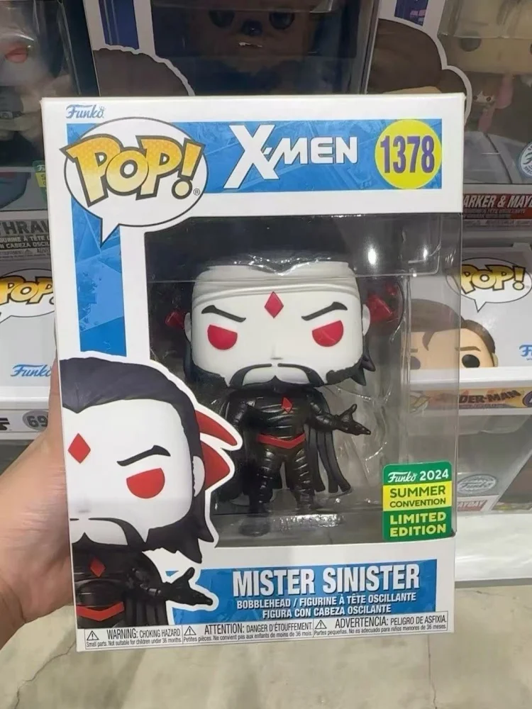 

Оригинальная фигурка Marvel X-Men Mister Sinister, модель Funko Pop # Кукла версии 1378 Q, глобальная ограниченная серия, коллекционная игрушка