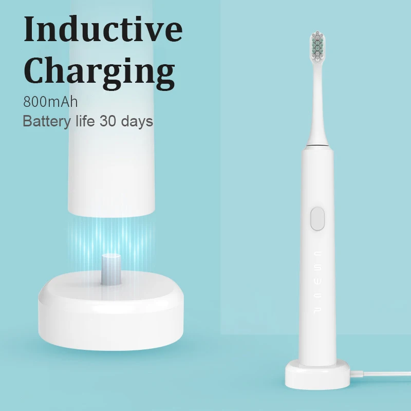 Magnetic Levitation Sonic Electric Toothbrush Adult Waterproof Wireless Charging Fully Automatic Blockbusters Brush Head Gift