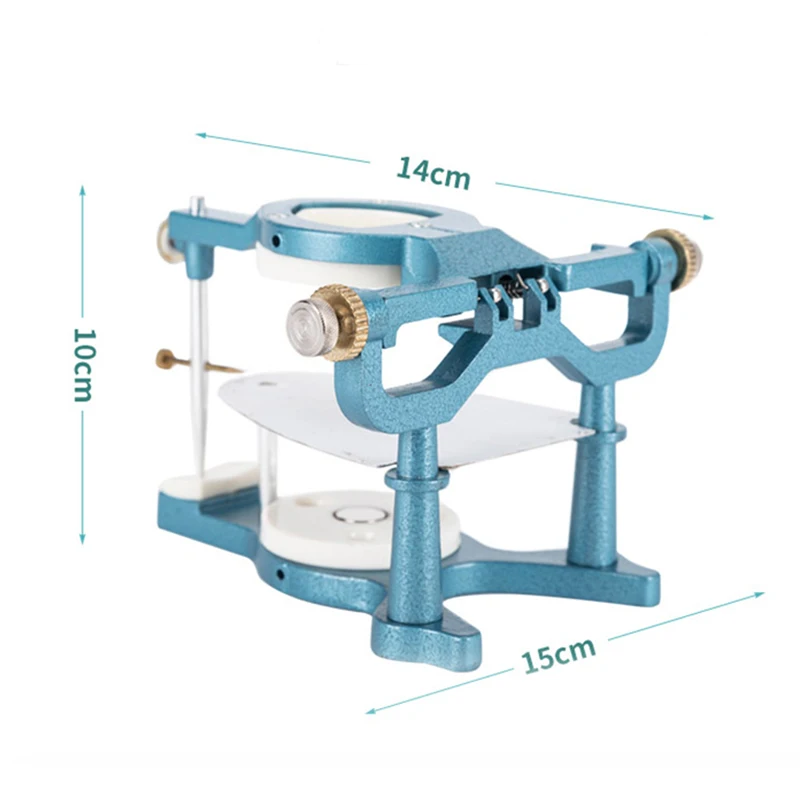 Stomatologiczny sprzęt laboratoryjny duży rozmiar srebrzystych artykulatorów ze stopu regulowanej protezy magnetyczny artykulator anatomiczny