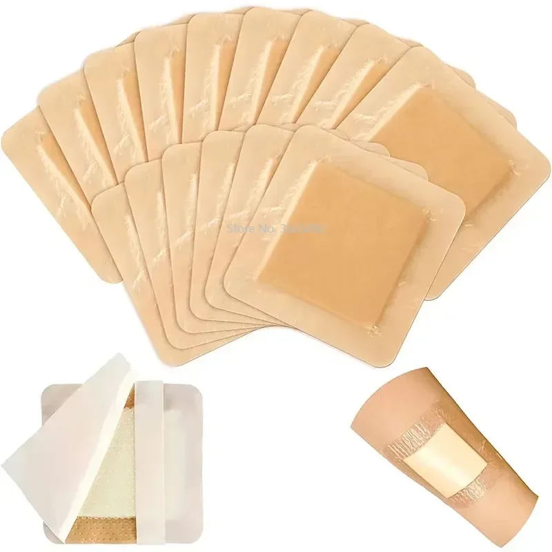 Medical Sterile Bedsore Patch Pressure Sore Prevention Patch Polyurethane Foam Dressing  Elderly Buttocks Decompression