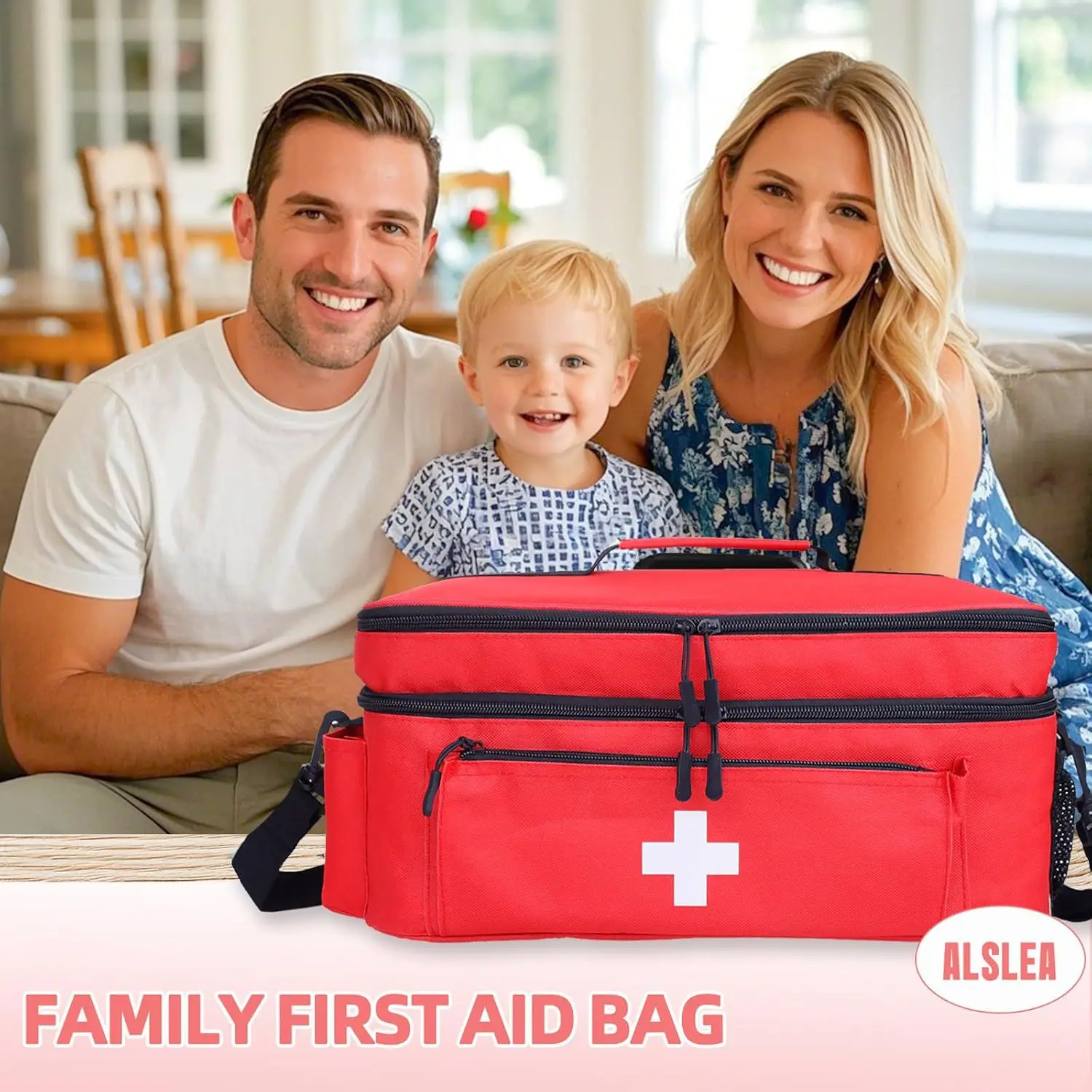 Portable Travel Medicine Storage Bag, Home First Aid Kit Organizer, Pill & Medication Bottle Storage Pouch