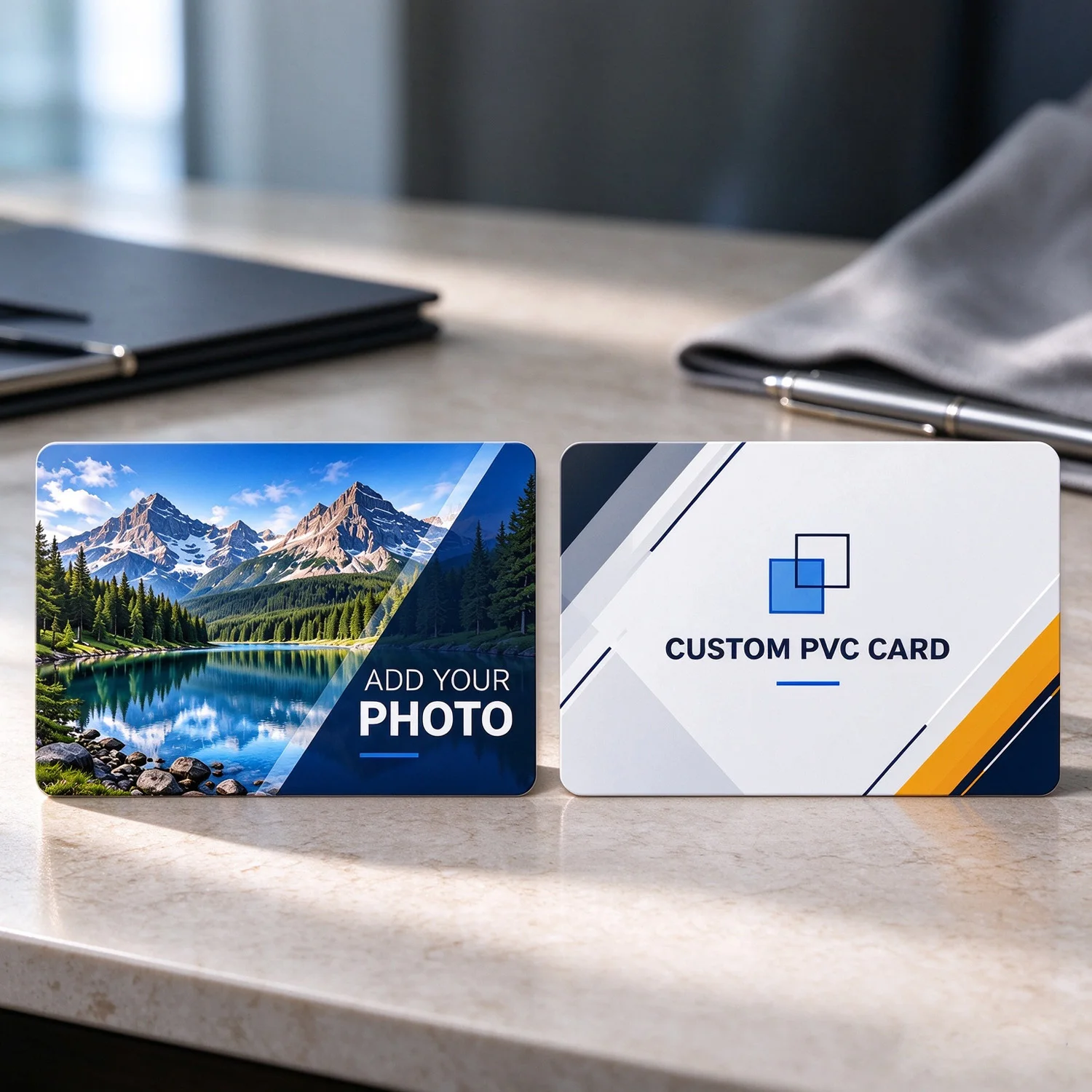 Personalized Custom Photo PVC Card Custom Image Business Card Custom Logo Visiting Card For Company Office & Souvenir Gift