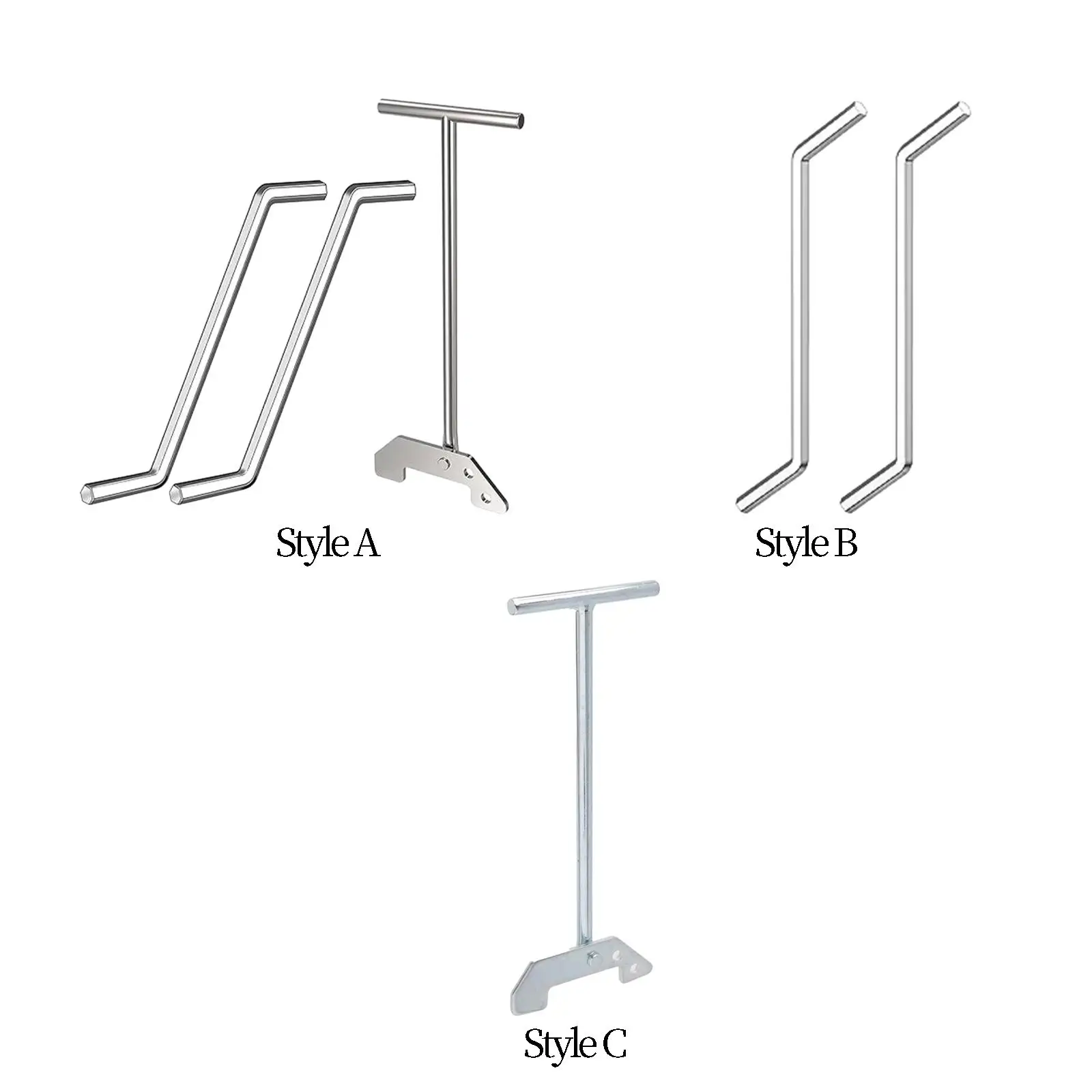 Ключ для снятия засорения мусора, металлическая конструкция, быстрое удаление засоров, компактный для снятия мусора или мусора