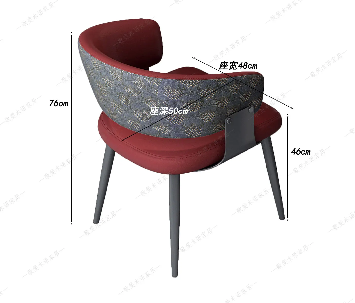 Vintage Designer Chair Modern Minimalist Chairs for Living Room Hotel Model Rooms Dining Chairs Restaurant Chair Antique Style
