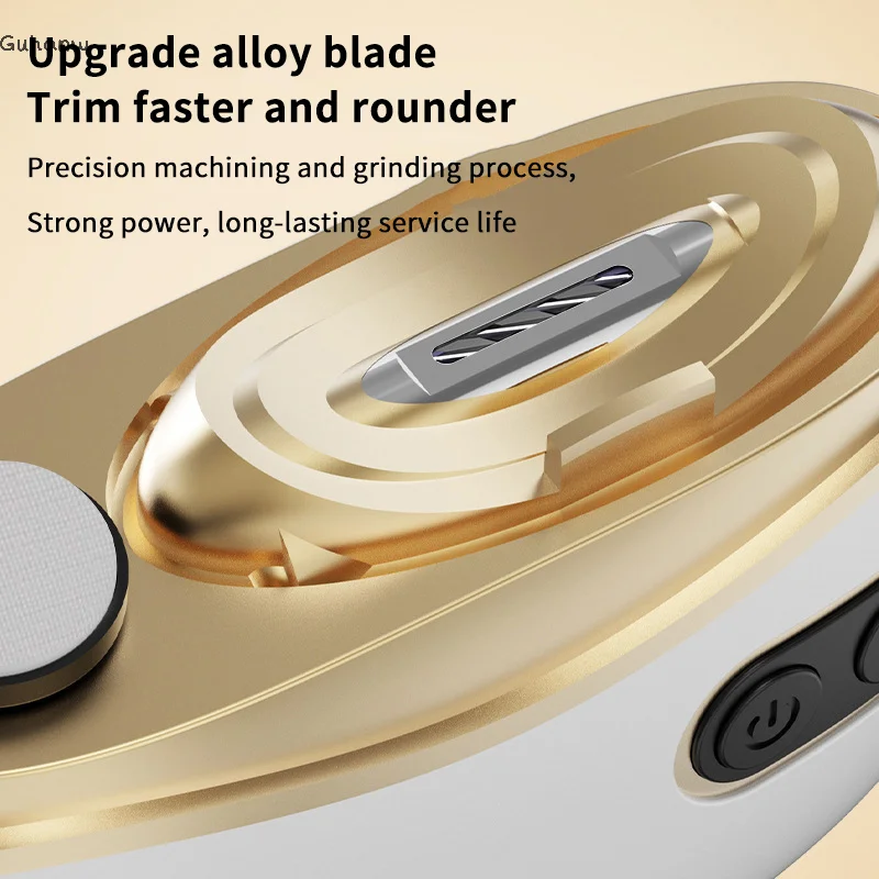 

[WHB]2 In 1 Nail Clipper Grinding And Polishing With Light Automatic Nail Trimmer Rechargeable Nail Cutter Manicure For Baby