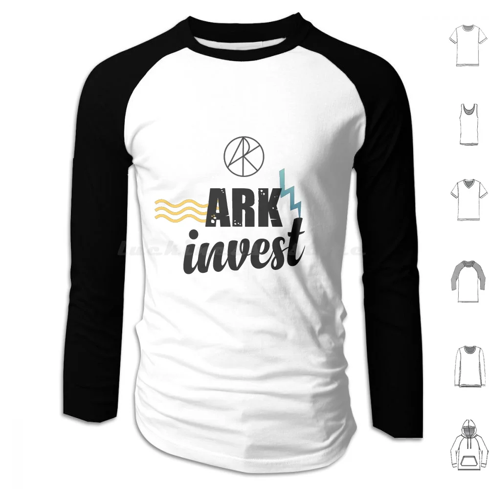 Ark Invest. Hoodie Cotton Long Sleeve Ark Invest Ark Stocks Cathie Wood Money Arkk Cathie Woods Etf Investing Ark Innovation