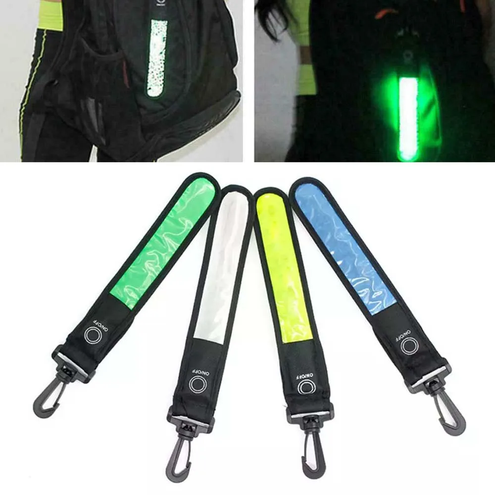 Sports Safety LED Light Bicycle Lights Armband Strap Light Reflective Belt Strap Reflective Decor Reflective Lighting Pendant