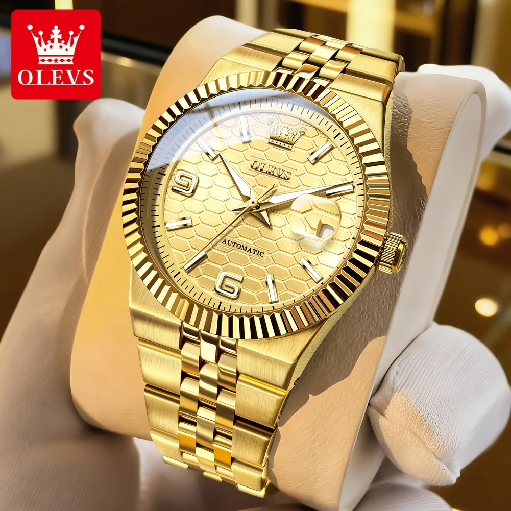 OLEVS Jam Tangan Mekanis Otoma - Rolex Watch Datejust ulasan dan harga