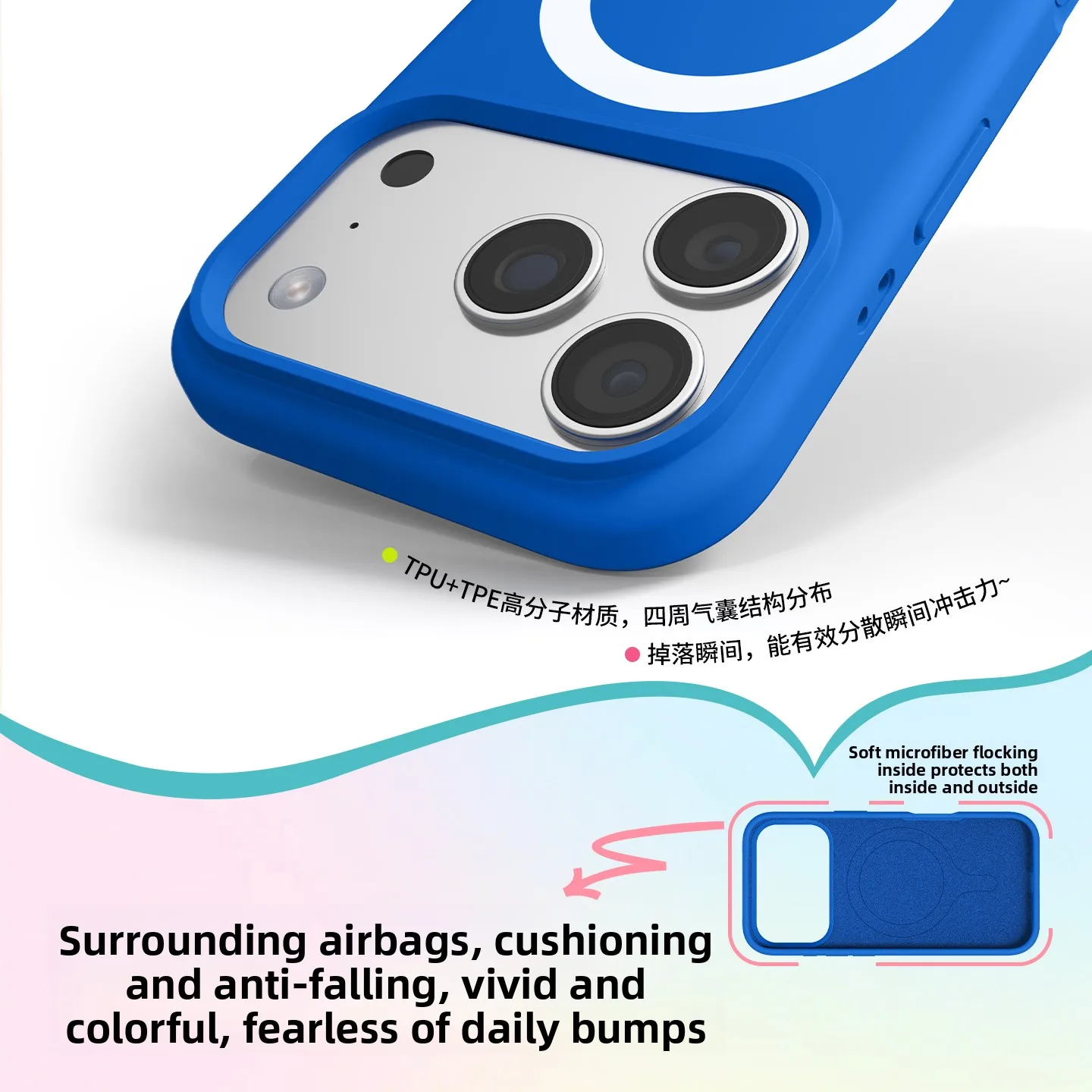 Magnetic Liquid Silicone Heart-shaped Lanyard Phone Case for iPhone 17 Pro Max 16 Pro Shockproof for Magsafe Slim Fit Cover view 5