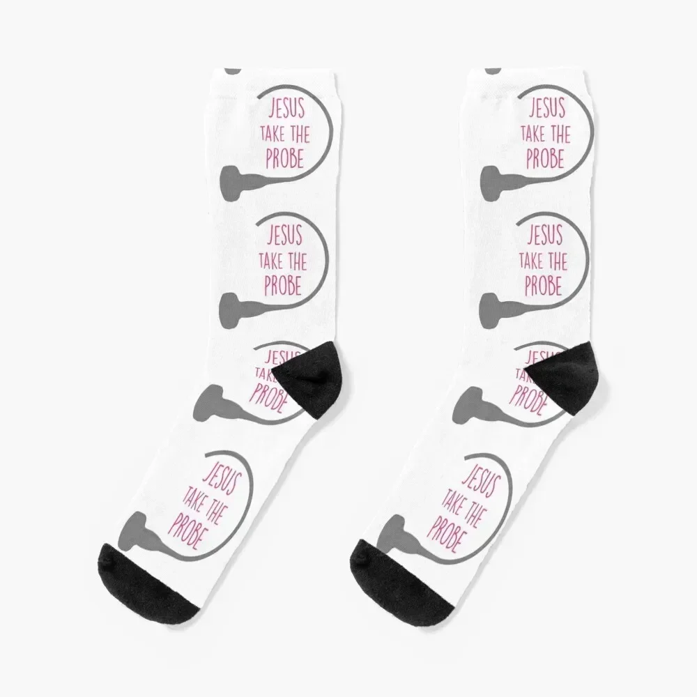 

Jesus take the probe Socks essential shoes gift Men Socks Luxury Brand Women's