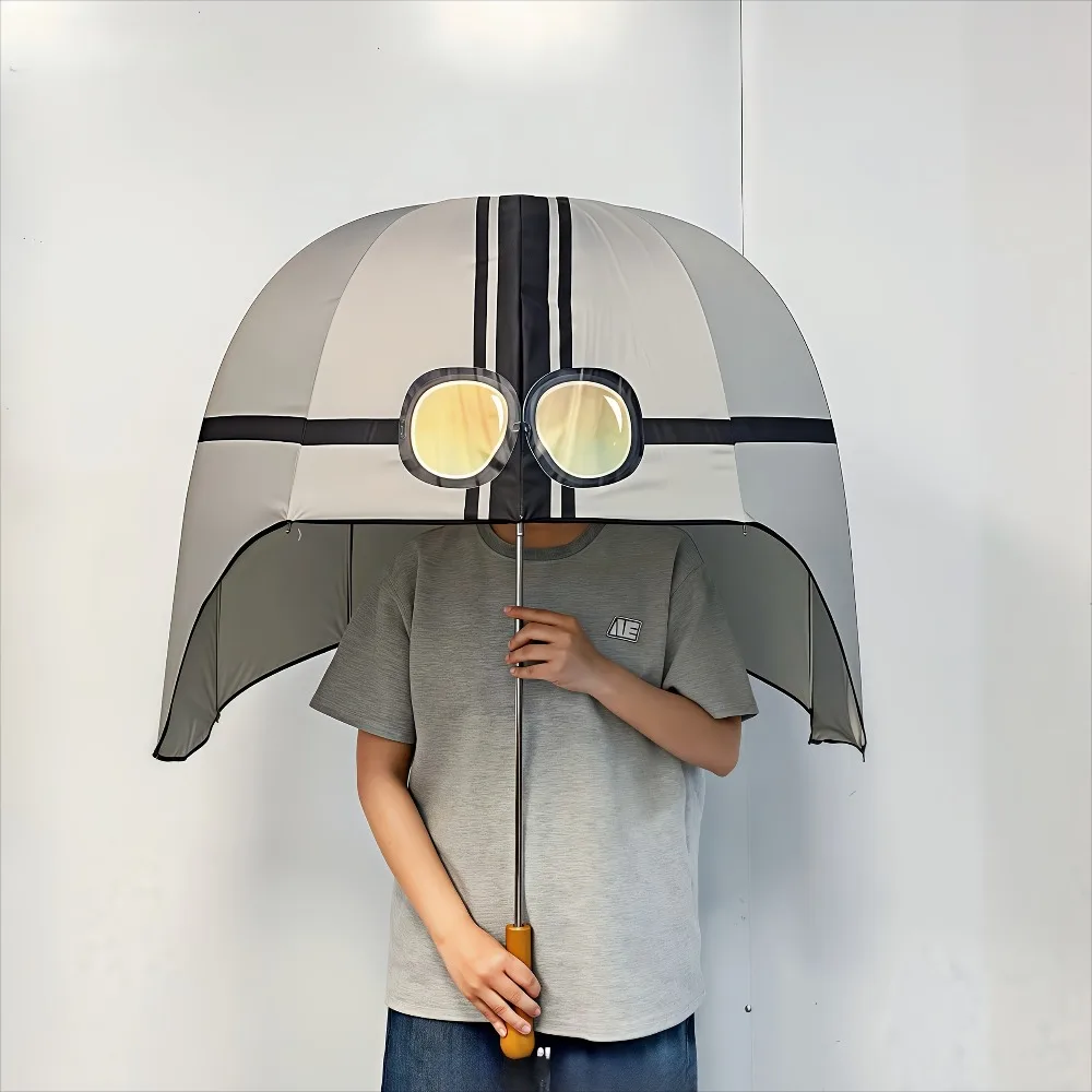 

Creative Bubble Umbrella for Women Men Sunny Rainy Dome Umbrella for Outdoor UV Protection Fully Enclosed Helmet Umbrella Gift