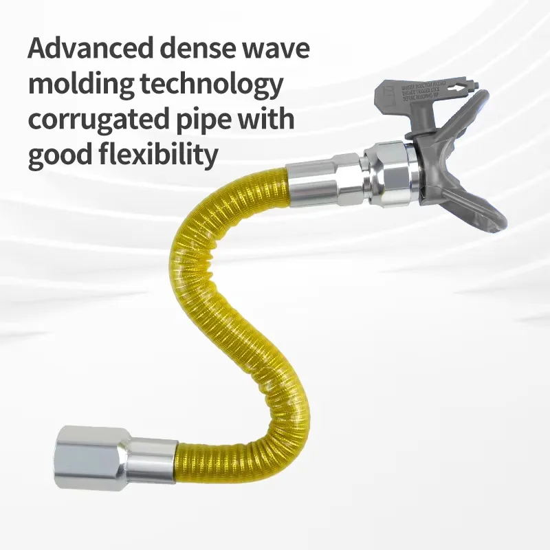Sprayer Extension Rod Flexible to Change Direction Freely Spare Paint Part Airless Paint Sprayer Spray Pole Spray Painting Wands