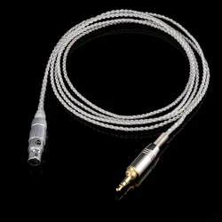 Sterling Silver 6.3/3.5mm Jack Headphone Audio Cable Cord for AKG Q701 K702 K267 K712 K141 K171 K181 K240 K271S K271MKII K271