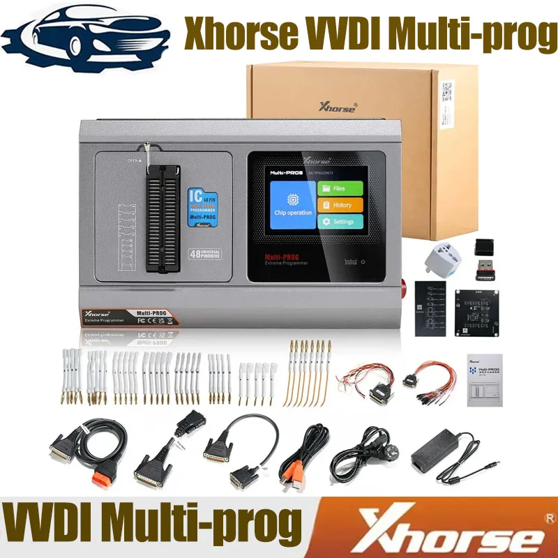 

Xhorse Multi Prog Multi-Prog Programmer ECU Gearbox Programmer Support ECU & TCU Read/Write/Clone Update Version of VVDI Prog