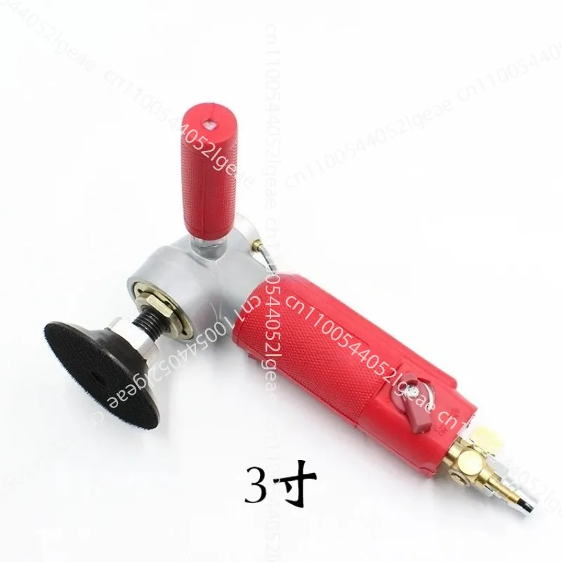 3/4 Inch Air Pneumatic Sander Water-feed Mill Wet Polisher Tool Machine for Stone Polishing，4300rpm Water Mill lidora