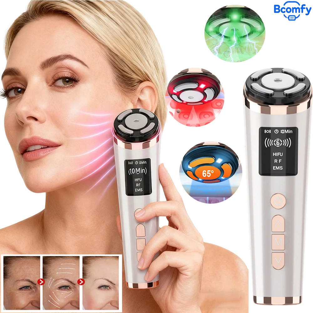 Mini HIFU – Machine de Lifting du visage à radiofréquence, appareil de soins de la peau multifonction pour le visage, anti-rides, beauté, Massage de soins de la peau