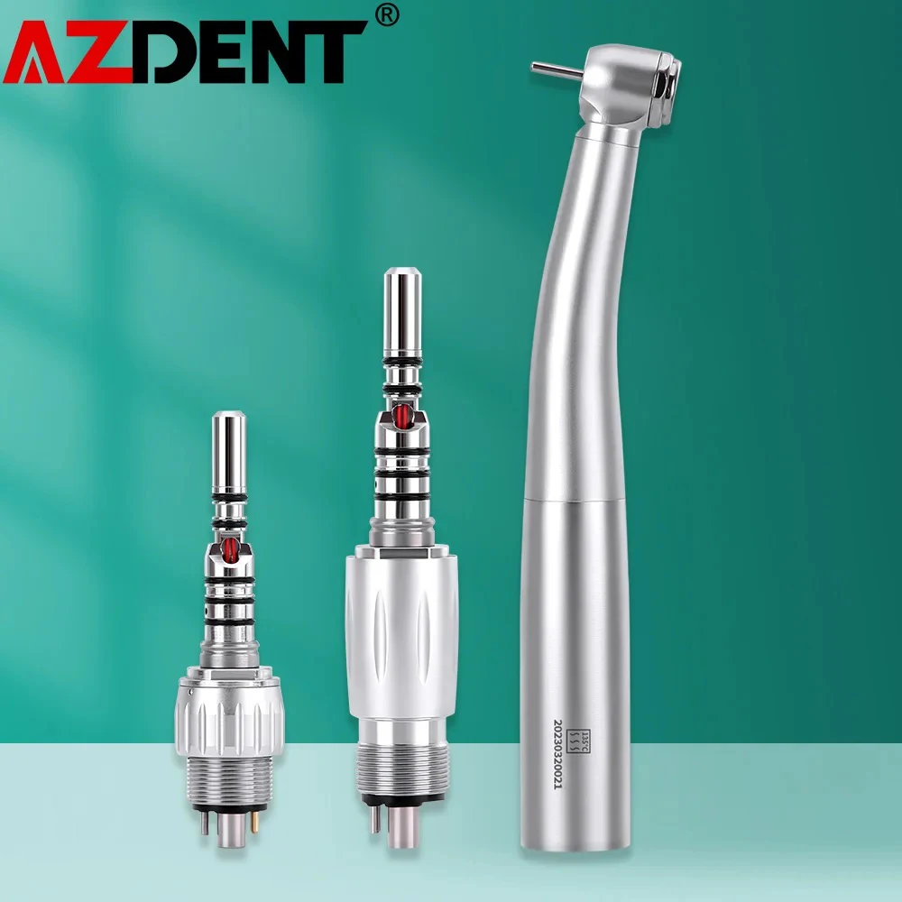 Dental LED Fiber Optic High Speed Handpiece Quick Coupling 4Holes / 6Holes Fit For Kavo