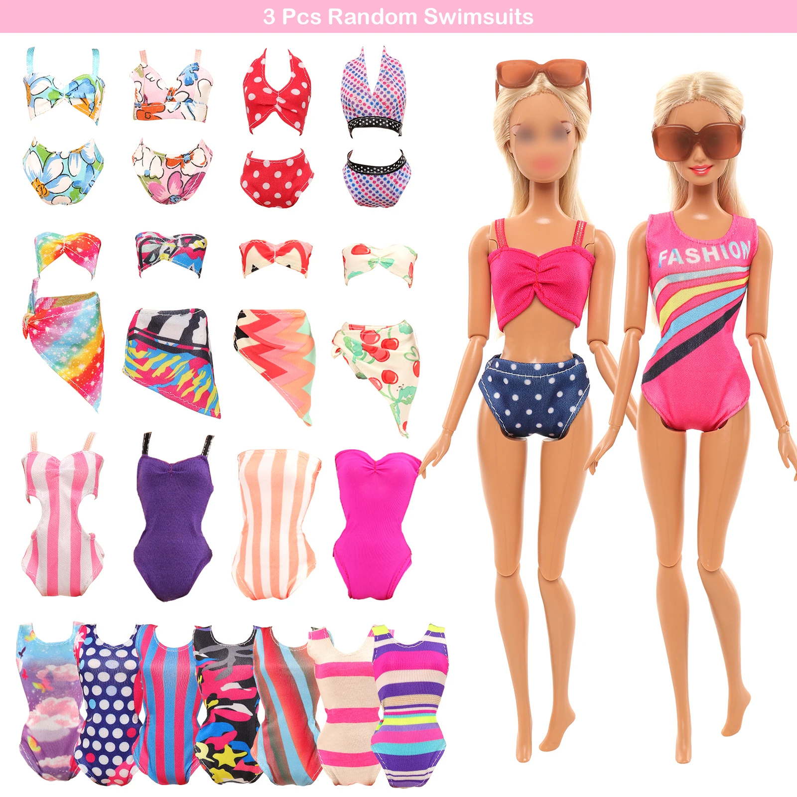 Barwa 36 Pcs 11.5 Inch 28-30 cm Fashion For Doll Clothes and Accessories=5 Dress+4 Clothes+8 Dresses+3 Swimsuits 15 Accessories