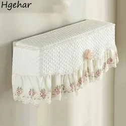 Floral Air Conditioner Covers All-inclusive Dust-proof Anti-direct Blowing Protector Dust Cover Wall Mounted Conditioning