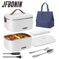 Household Portable Steaming And Cooking Lunch Box With Rice Artifact Stainless Steel Student Insulated Electric Lunch Box
