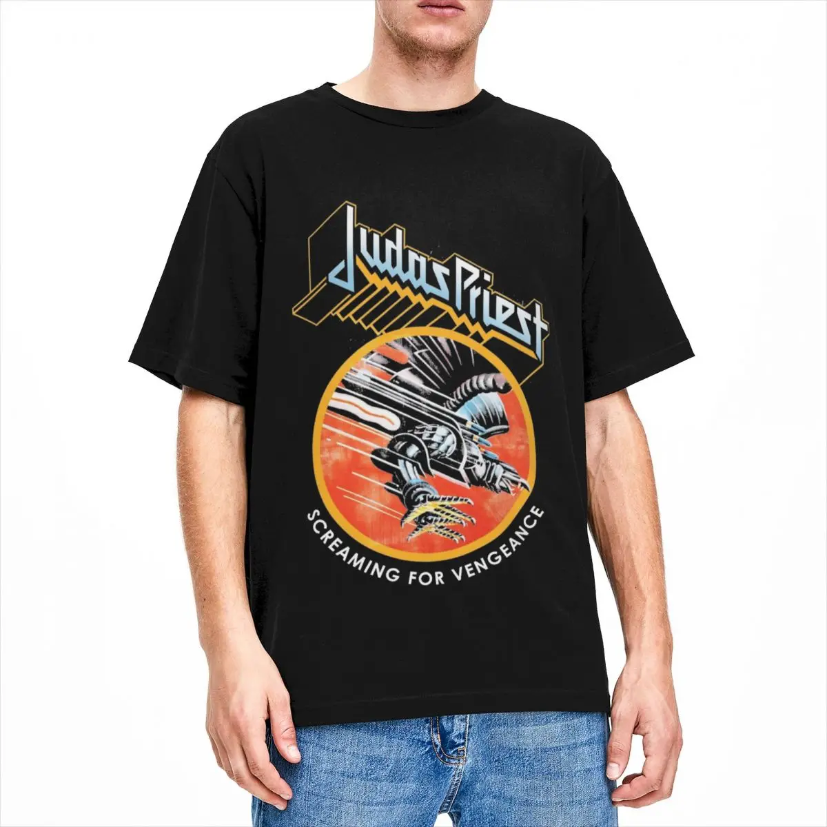 Rock Metal Judas Priest Men Women\'s T Shirt Accessories Crazy Tees T-Shirt Cotton Gift Idea Tops