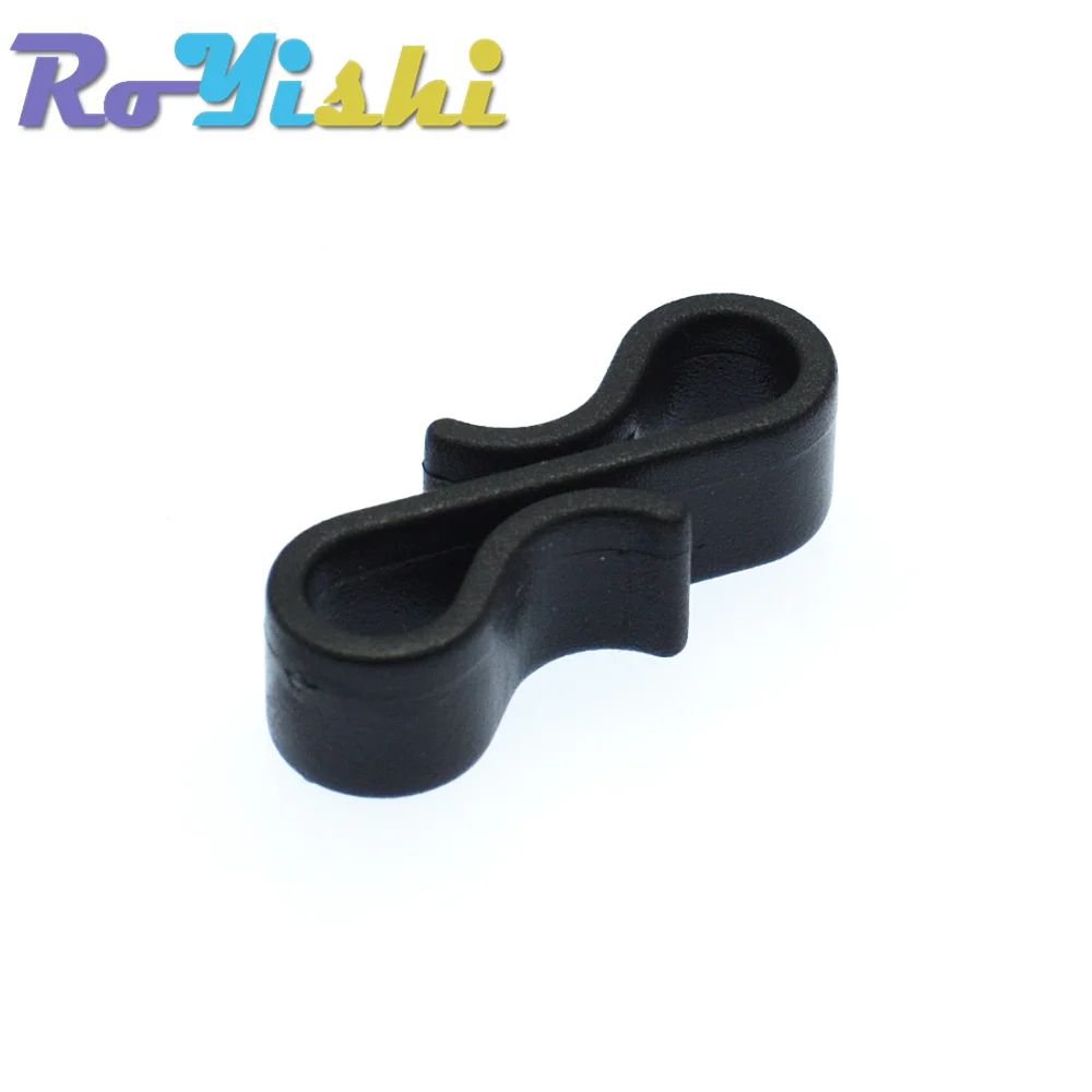 10 Pcs/Pack Black Plastic Buckle HardwareBelt Webbing Clip For Backpack Strap Tactical Bag Parts Accessories