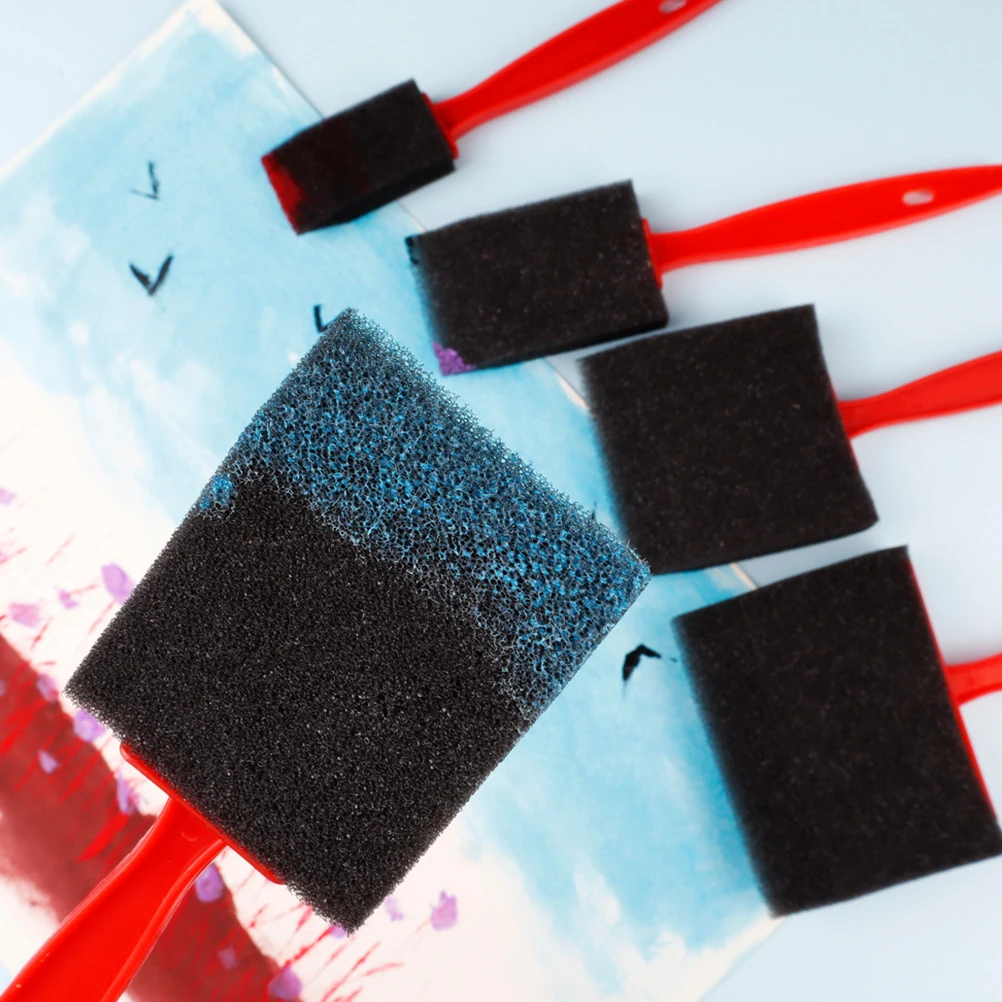 

15pcs Painting Brushes Set Comfortable Grip Sponge Tools Kids Drawing Oil Watercolor Acrylic Art Crafts Gifts Children Manual